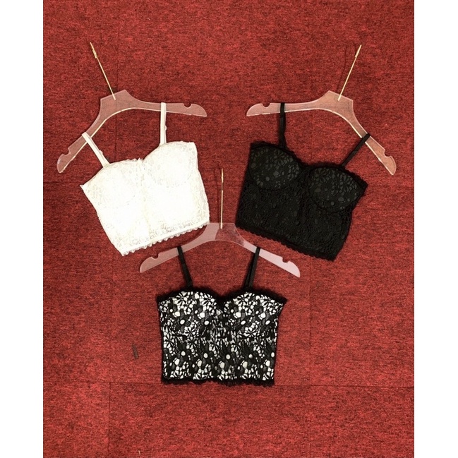 Áo bra ren dạng quây -áo 2dây 2 lớp đệm ngực hàng QC