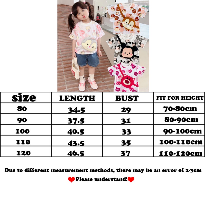 Áo Thun Tay Ngắn Cổ Tròn Dáng Rộng In Hoạt Hình Kiểu Hàn Quốc Thời Trang Mùa Hè Cho Bé Trai