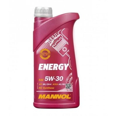 Nhớt Động Cơ Oto, Xe Tay Ga 5W-30 - Mannol Energy SAE 5W-30 API SN 7511 [4L]