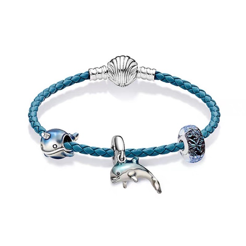 Charm treo cá heo bạc s925 hàng pan cao cấp (có sẵn )