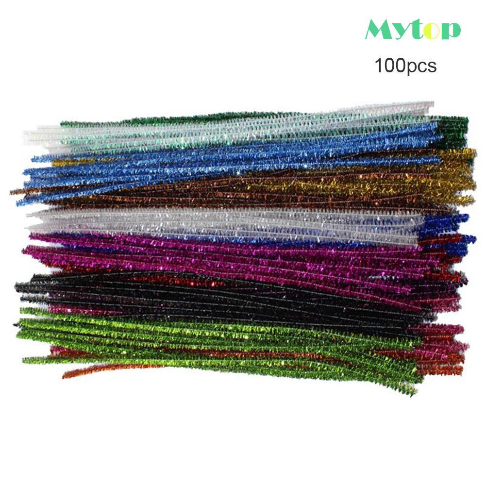 Set 100 Dây Kẽm Nhung Nhiều Màu Sắc Sáng Tạo Cho Bé | BigBuy360 - bigbuy360.vn