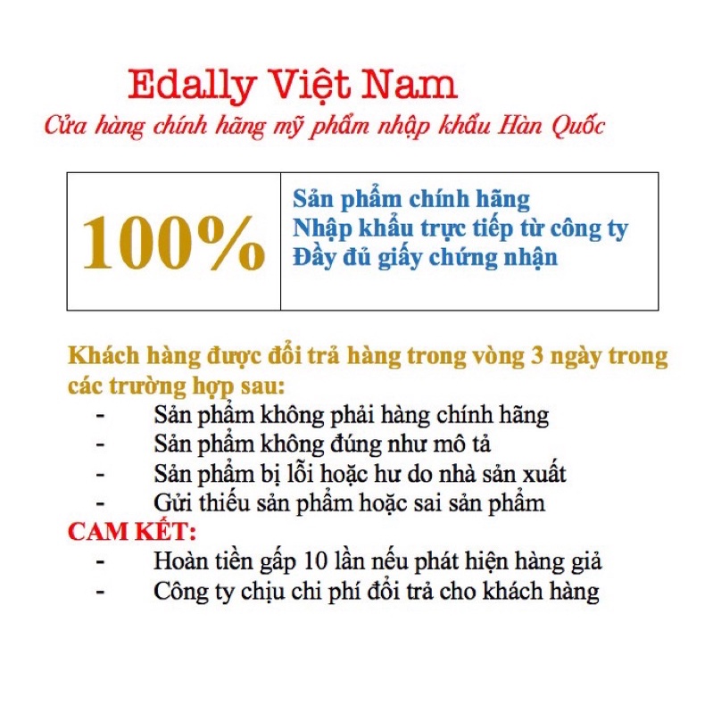 Sữa tắm truyền trắng Edally bật tone tức thì
