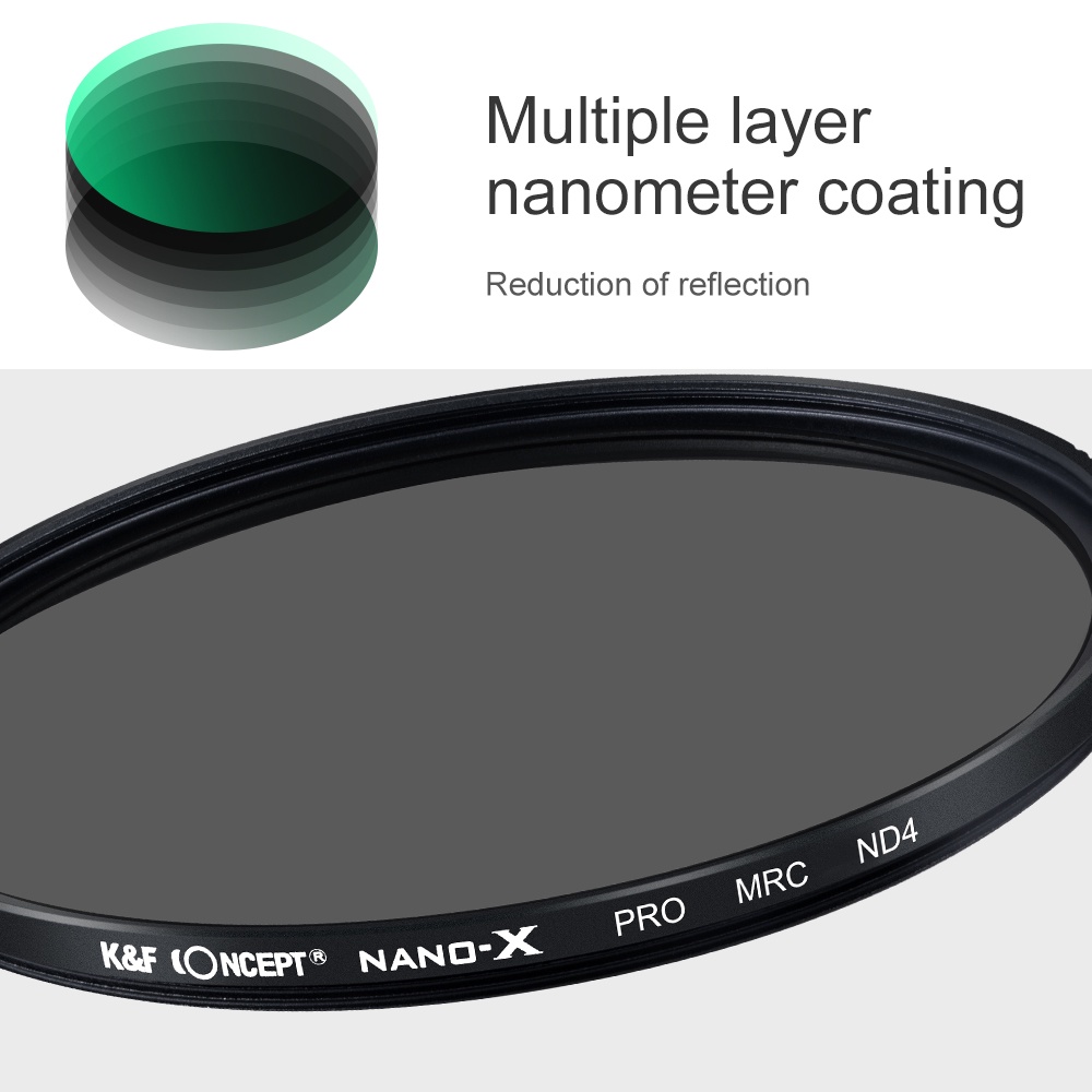 Bộ Lọc NANO-X ND4 49 / 52 / 55 / 58 / 62 / 67 / 72 / 77 / 82 Mm Chuyên Dụng