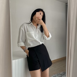 Áo sơ mi dài tay form rộng