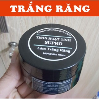 Tẩy trắng răng- bột than hoạt tính Carbon Supro