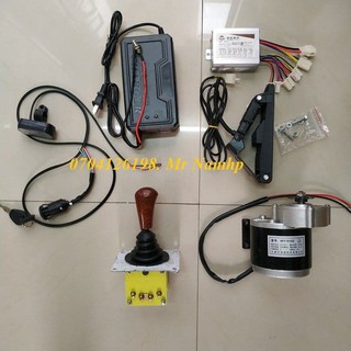 Combo KHỦNG 24v500w điều tốc,350w động cơ cần gạt đảo chiều khủng,chân ga,khóa điện, báo điện chế ô tô điện trẻ em.