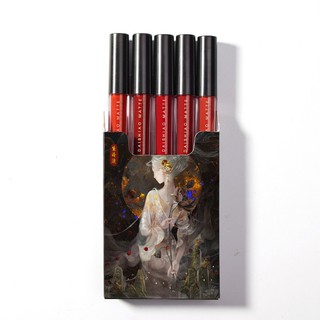Hộp Set Son 5 Cây Muge Leen Cô Gái DAISHYAO Matte Liquid