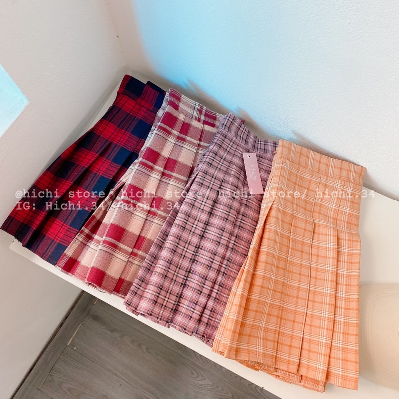 chân váy tennis xếp ly dáng ngắn 16 mẫu 3 size ảnh thật hichi | BigBuy360 - bigbuy360.vn