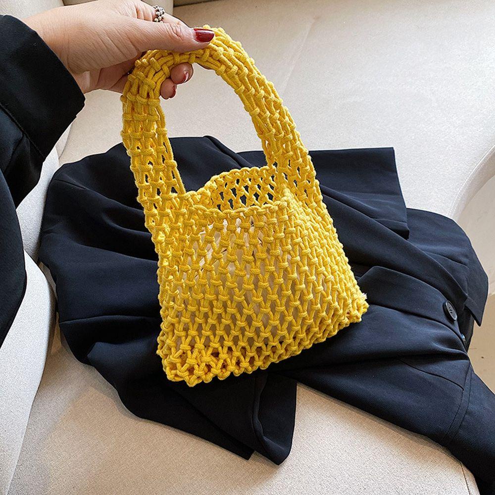 Túi Xách Đeo Vai Vải Lưới Thời Trang Hàn Quốc Cho Nữ