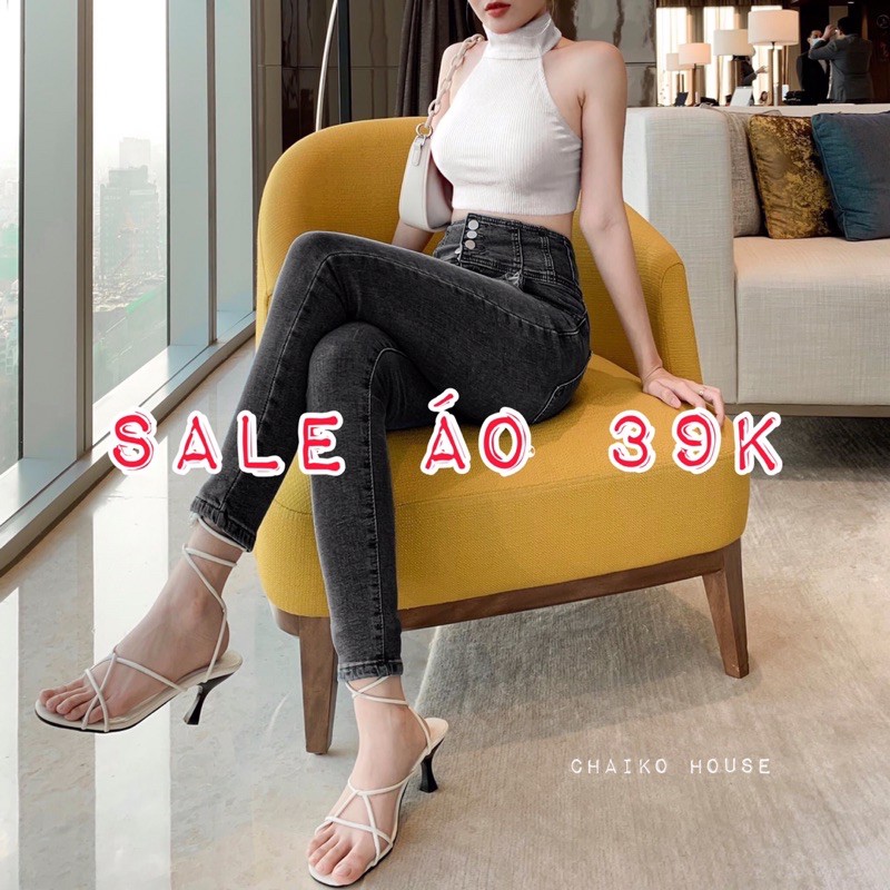 ÁO YẾM CROPTOP SALE SỐC 39k. HÌNH THẬT SHOP CHỤP