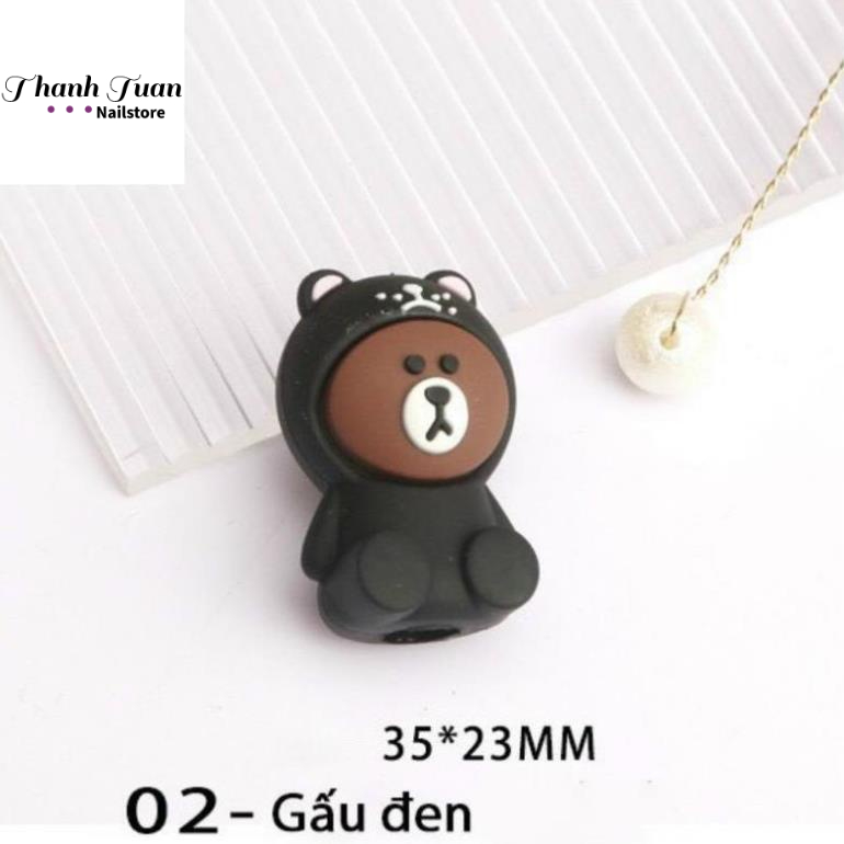 Bọc đầu kìm hình thú cute - bọc đầu kìm silicon chuyên dụng ngành nail  - Phụ kiện đồ nail