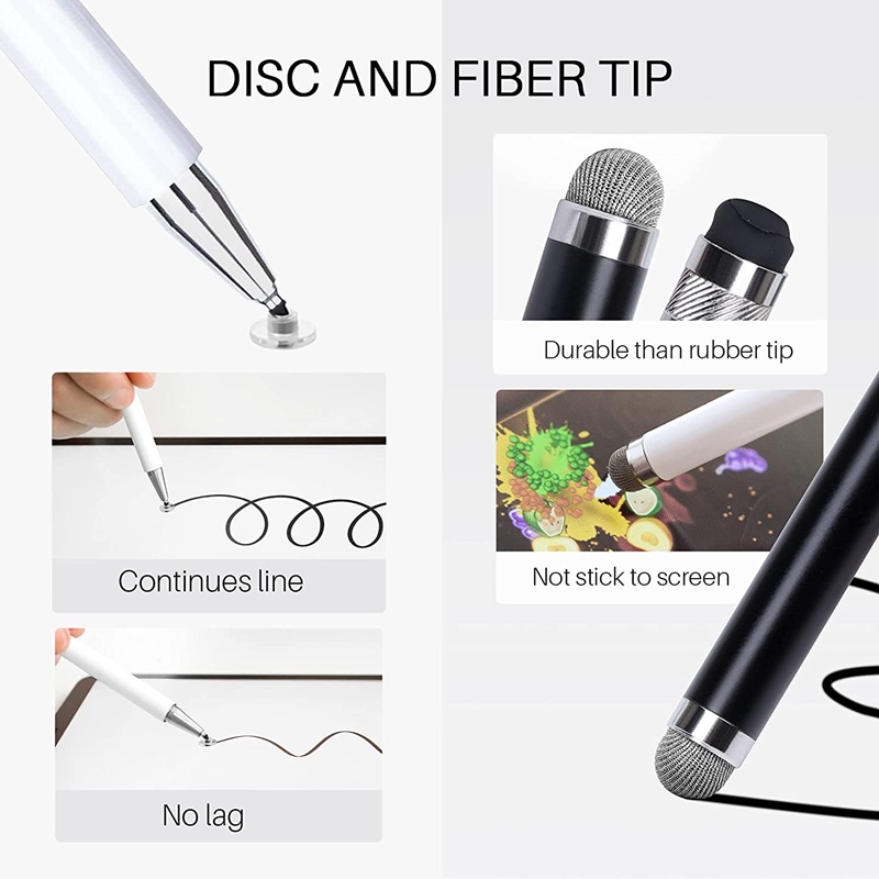 Bút cảm ứng DLLENCASE A220 từ tính độ nhạy cao thích hợp cho iPad/ iPhone/ Android/ Máy tính bảng khác