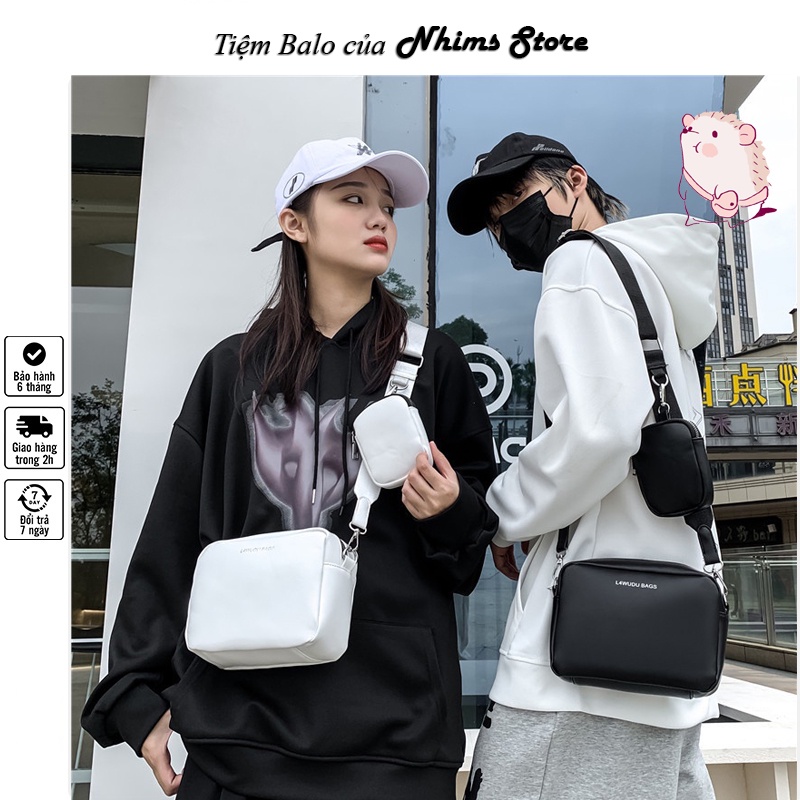 Túi đeo chéo Da pu unisex Quảng Châu cao cấp