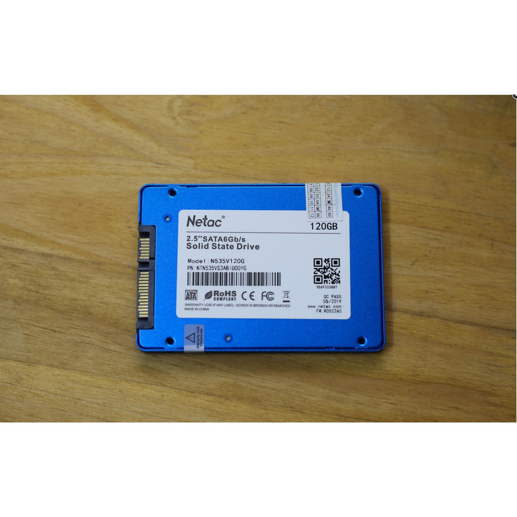 Ổ cứng SSD 120GB Netac N535S SATA III 6GB/s 2.5 inch Bảo Hành 36 Tháng | BigBuy360 - bigbuy360.vn