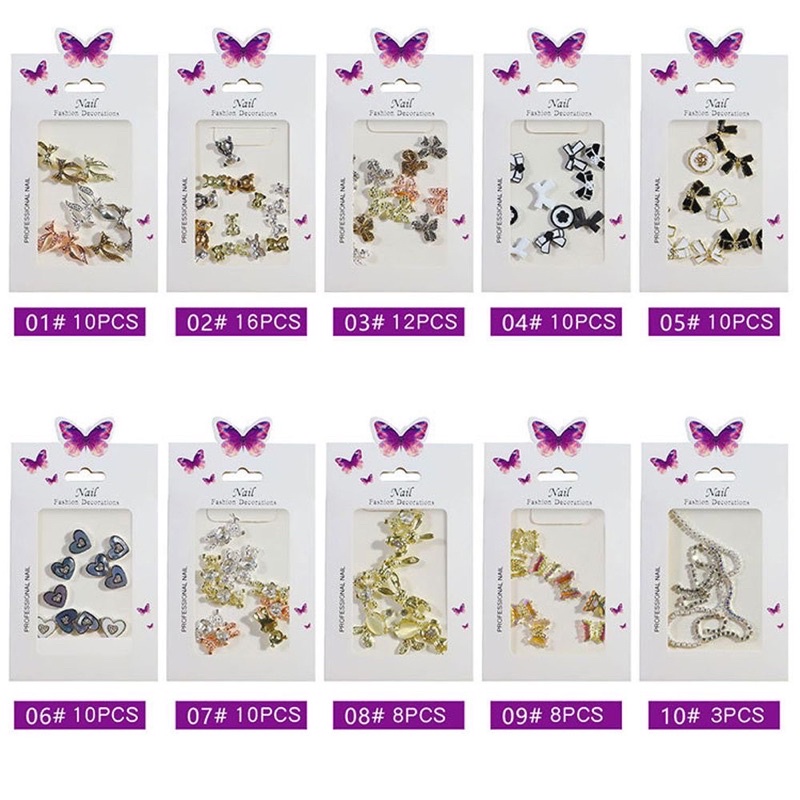 Set Charm Nail Trang Trí Móng