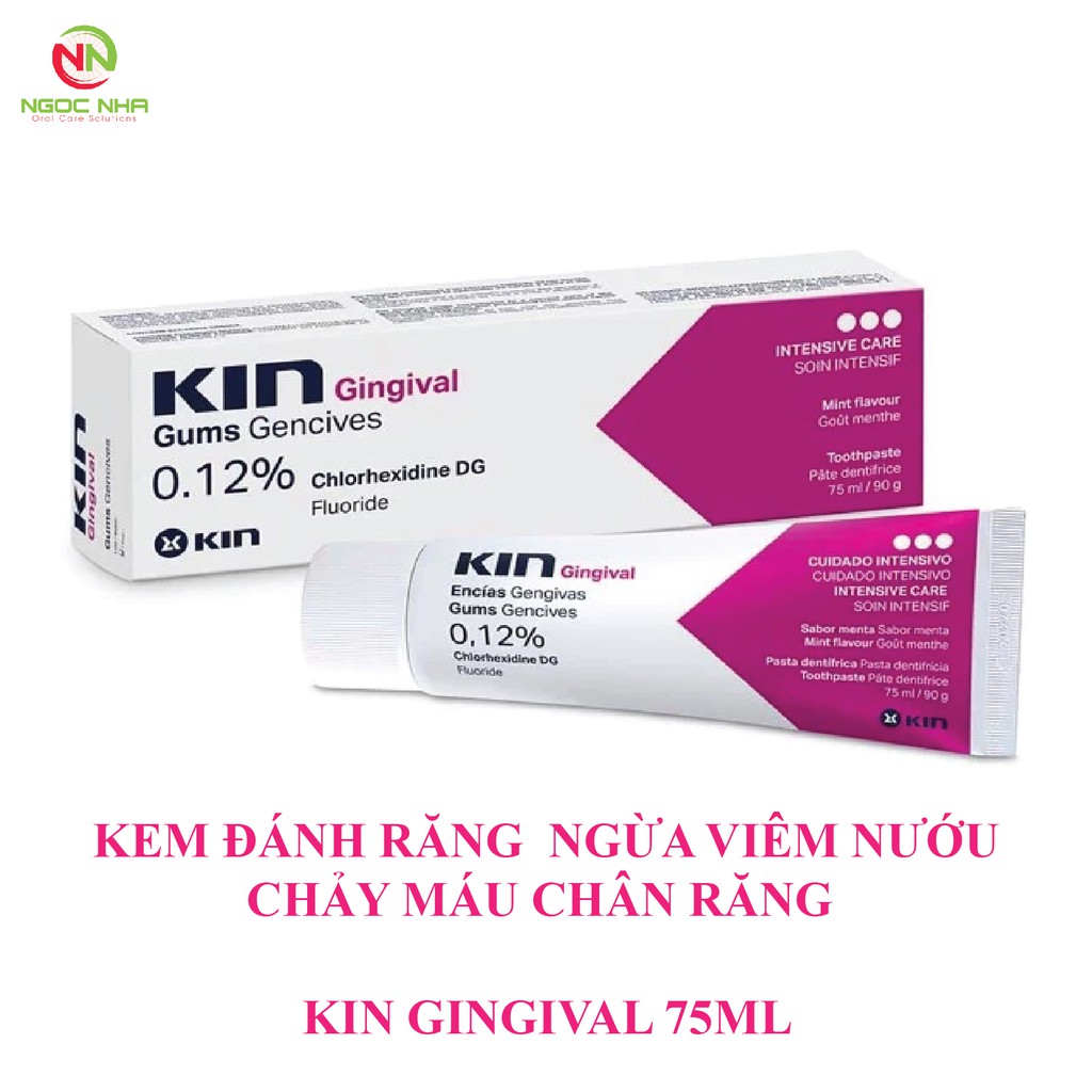 Kem đánh răng Kin Gingival 75ml ngừa viêm nướu