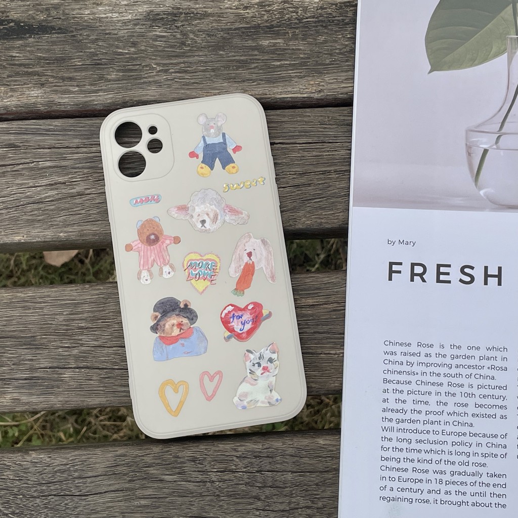 ốp iphone cạnh vuông in hình độc đáo phong cách ốp lưng 12promax 11 pro max xsmax xs xr 11pro x 7plus 8 plus 6plus