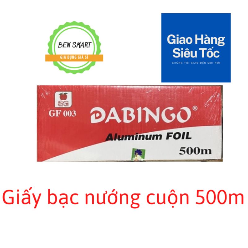 Giấy bạc nướng cuộn lớn 500m