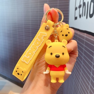 Móc khóa gấu pooh hoạt hình đáng yêu