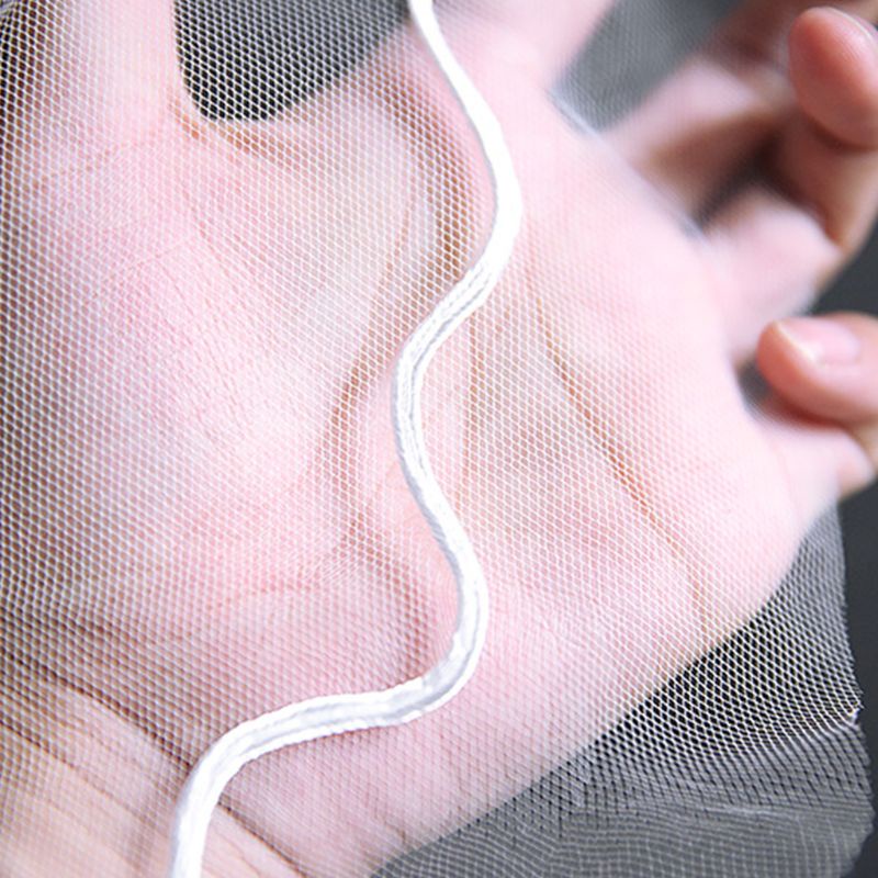 Mạng Che Mặt Bằng Vải Tuyn Một Lớp Dài 1.5M Dành Cho Nữ