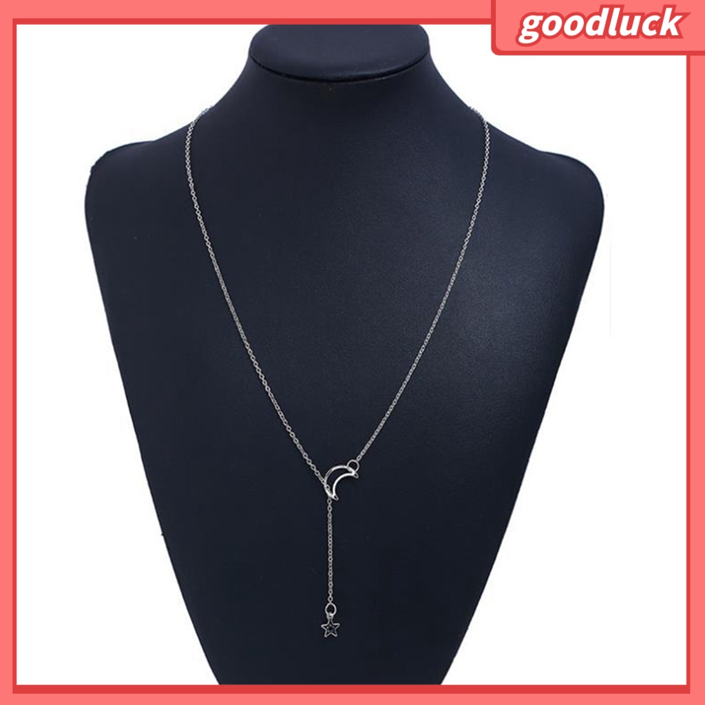 Dây Chuyền Mặt Trăng Và Ngôi Sao Thời Trang Dành Cho Nữ