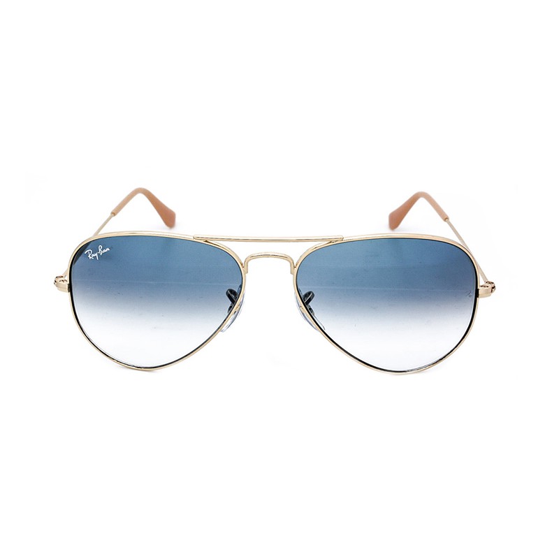 Kính mắt nam RayBan Aviator Large Metal RB3026 ( xanh 2 màu)