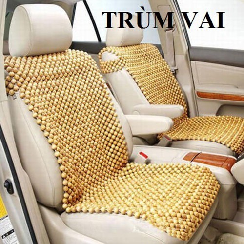 Lót hạt gỗ nhãn, Hương, Pơ mu cho ghế ô tô và ghế văn phòng.