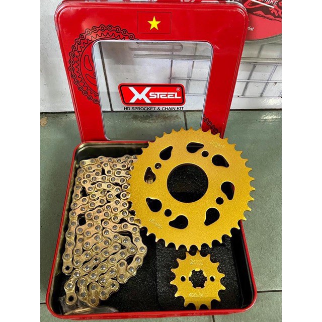 (SIÊU RẺ) COMBO SÊN NHÔNG ĐĨA XÍCH X1R CÔRONA RS100 WAVE125 DREAM