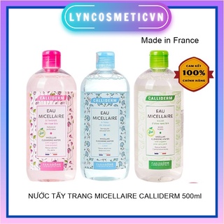 Nước Tẩy Trang Làm Sạch Tươi Mát, Dưỡng Ẩm Cho Da Micellar Calliderm 500ml
