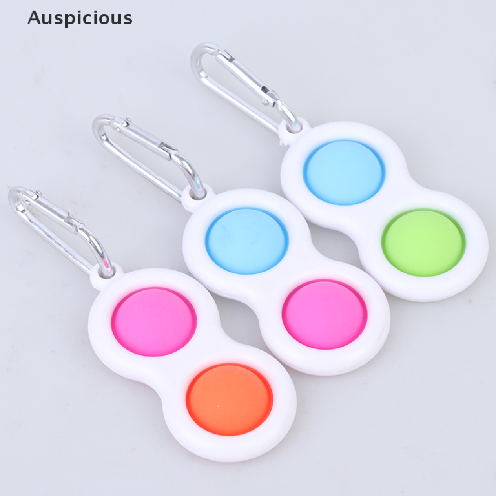 Móc khóa Pop it  Hapi Toys - Đồ chơi bóp bóng viền nhựa pvc nhiều hình