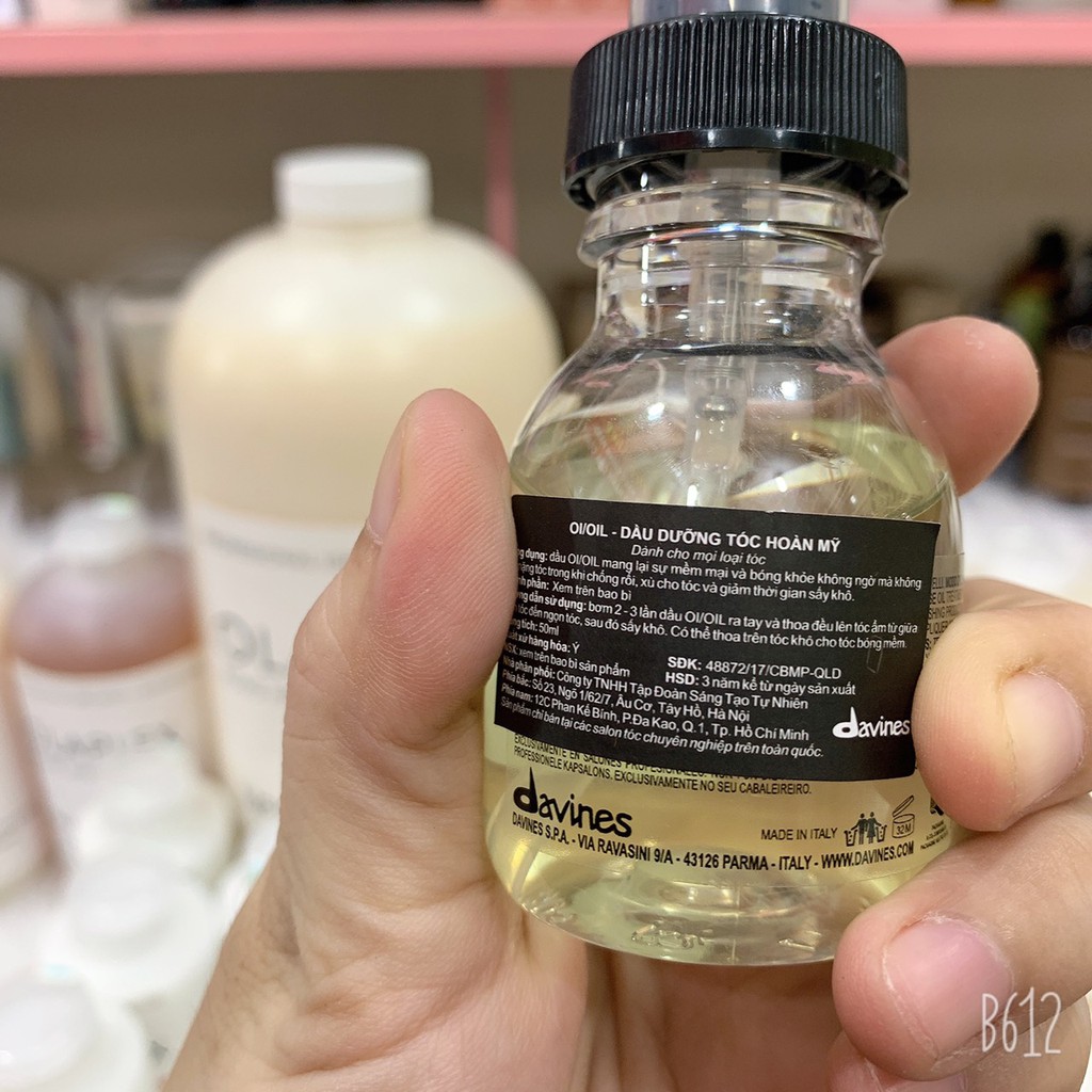 Tinh dầu Davines Oi Oil – 50ml/135ml, dưỡng tóc bóng, mềm mượt