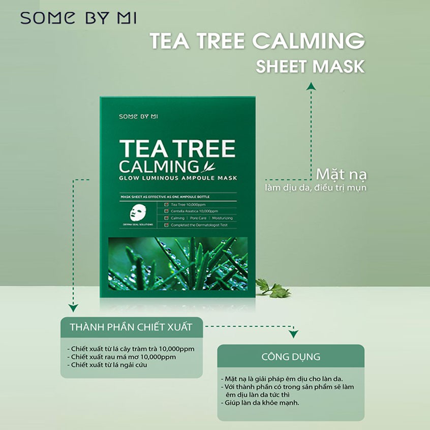 Mặt Nạ Some By Mi Tea Tree Calming Sheet Mask 25g