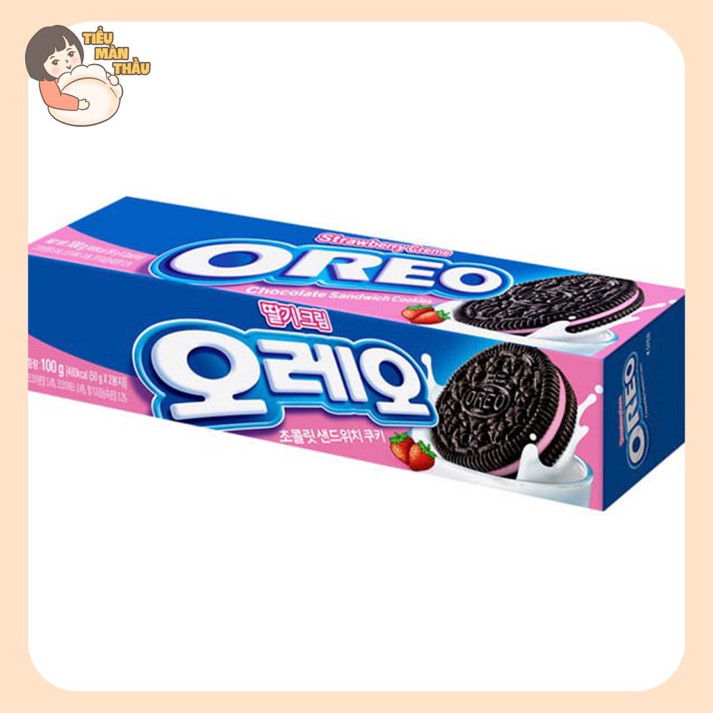 Bánh Oreo mini thins Hàn Quốc nhiều vị hộp 84gr - Tiểu Màn Thầu Store