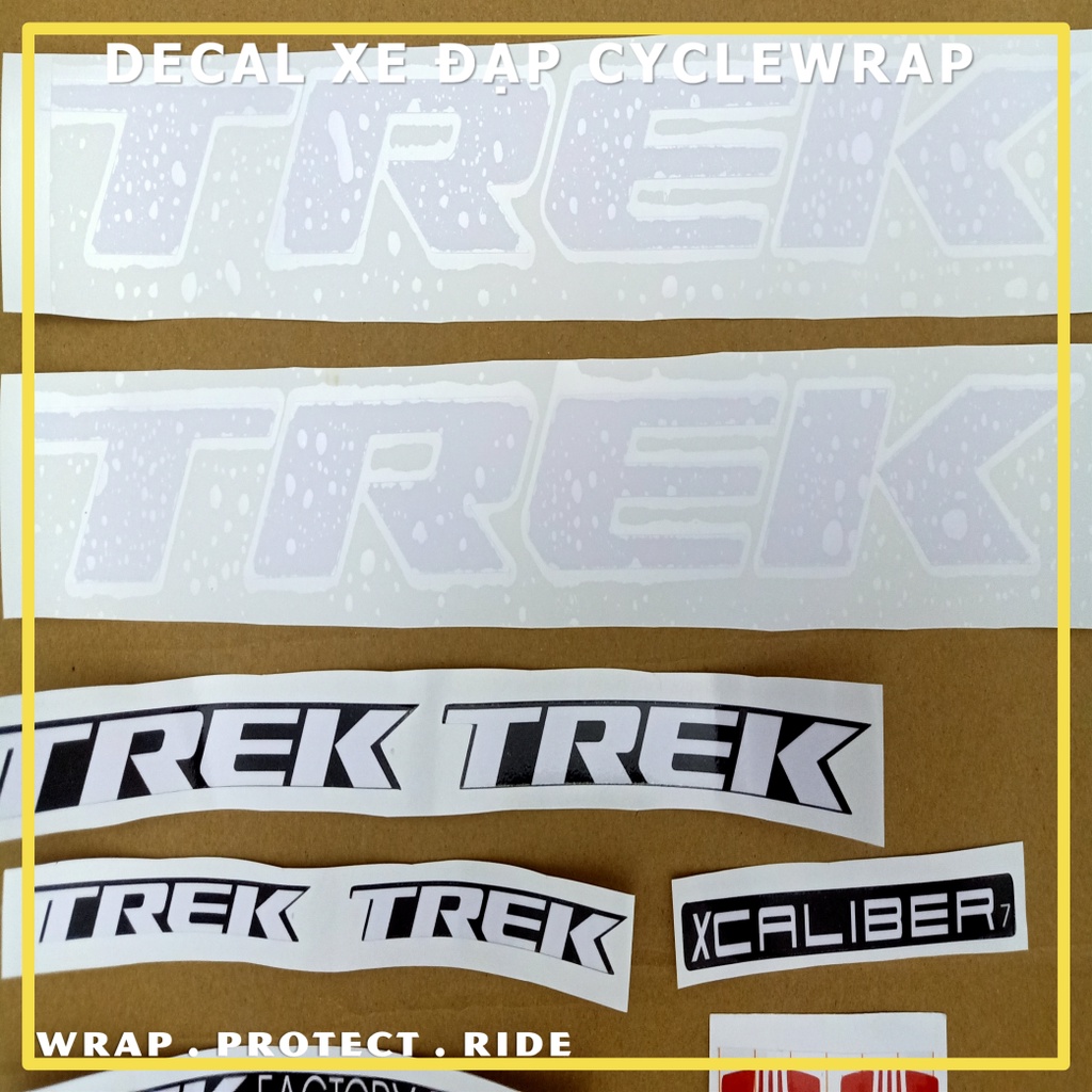 Tem decal dán sườn xe đạp TREK X-CALIBER 7 2021 | Frame decal
