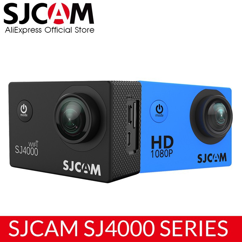 Camera Hành Trình Chống Nước Sjcam Sj4000 Kết Nối Wifi Cho Xe Hơi