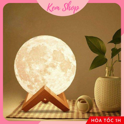 Đèn Ngủ Mặt Trăng 3D Để Bàn Kiểu Dáng Dễ Thương - K178