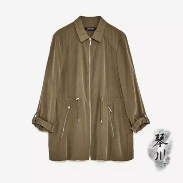 Áo khoác kaki dáng dài rút eo Zar* xuất dư (có sẵn) | BigBuy360 - bigbuy360.vn