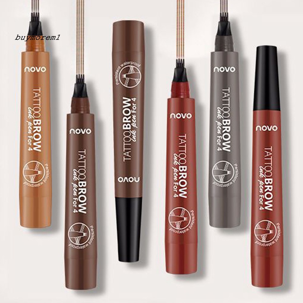 [Hàng mới về] Chỉ kẻ chân mày NOVO đầu kẻ 4 nhanh tiện lợi cho màu không thấm nước và lâu trôi | BigBuy360 - bigbuy360.vn
