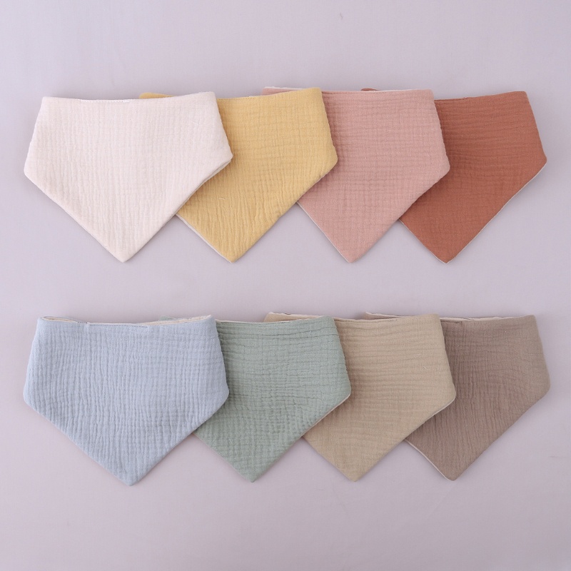Yếm Ăn Cotton Mềm Mại Thấm Hút Tốt Cho Bé