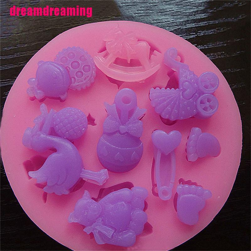 Khuôn Silicone Làm Kẹo Đường Độc Đáo Tiện Dụng