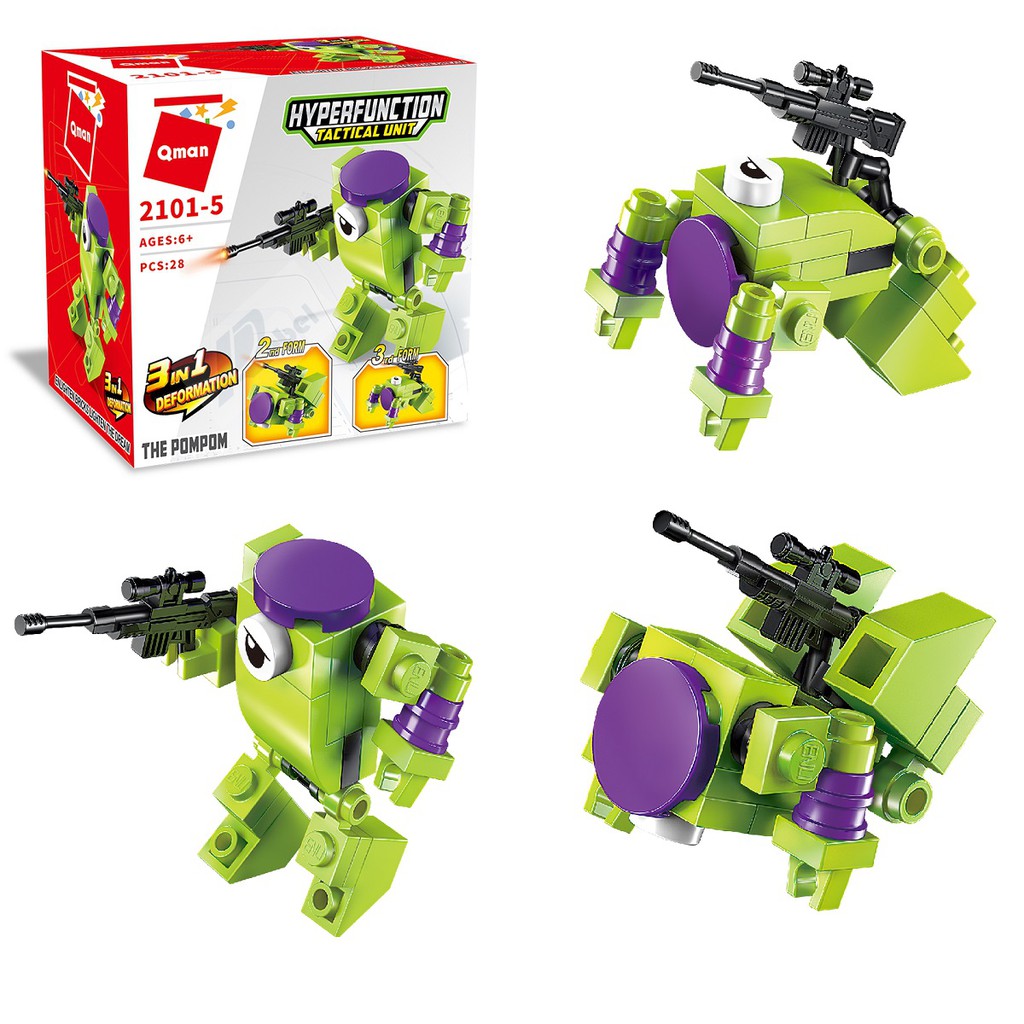 Đồ chơi xếp hình lego QMAN 2101 (hộp lẻ)