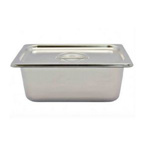 Khay buffet inox có nắp 10×16×26