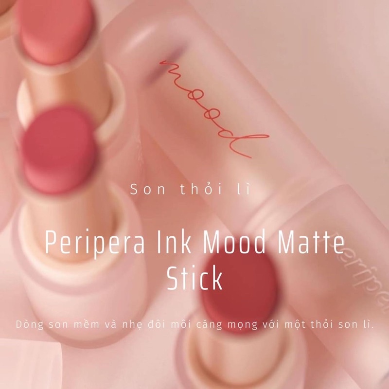 Son thỏi Peripera Ink Mood Matte Stick