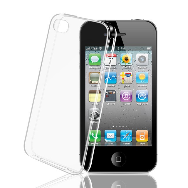 Ốp dẻo trong suốt dùng cho iPhone 4 / Iphone 4s (Loại A+)
