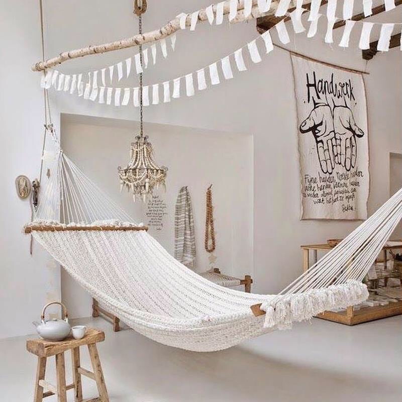 Võng biển bali, võng macrame đan tay siêu dày và êm ái, võng canvas cắm trại du lịch