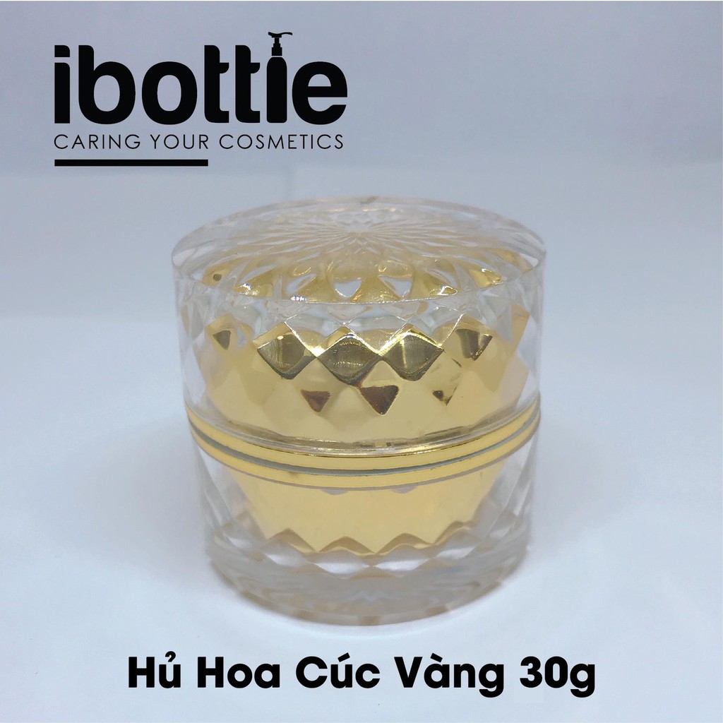 Hủ Chiết Mỹ Phẩm - Hủ Hoa Cúc vàng 30g