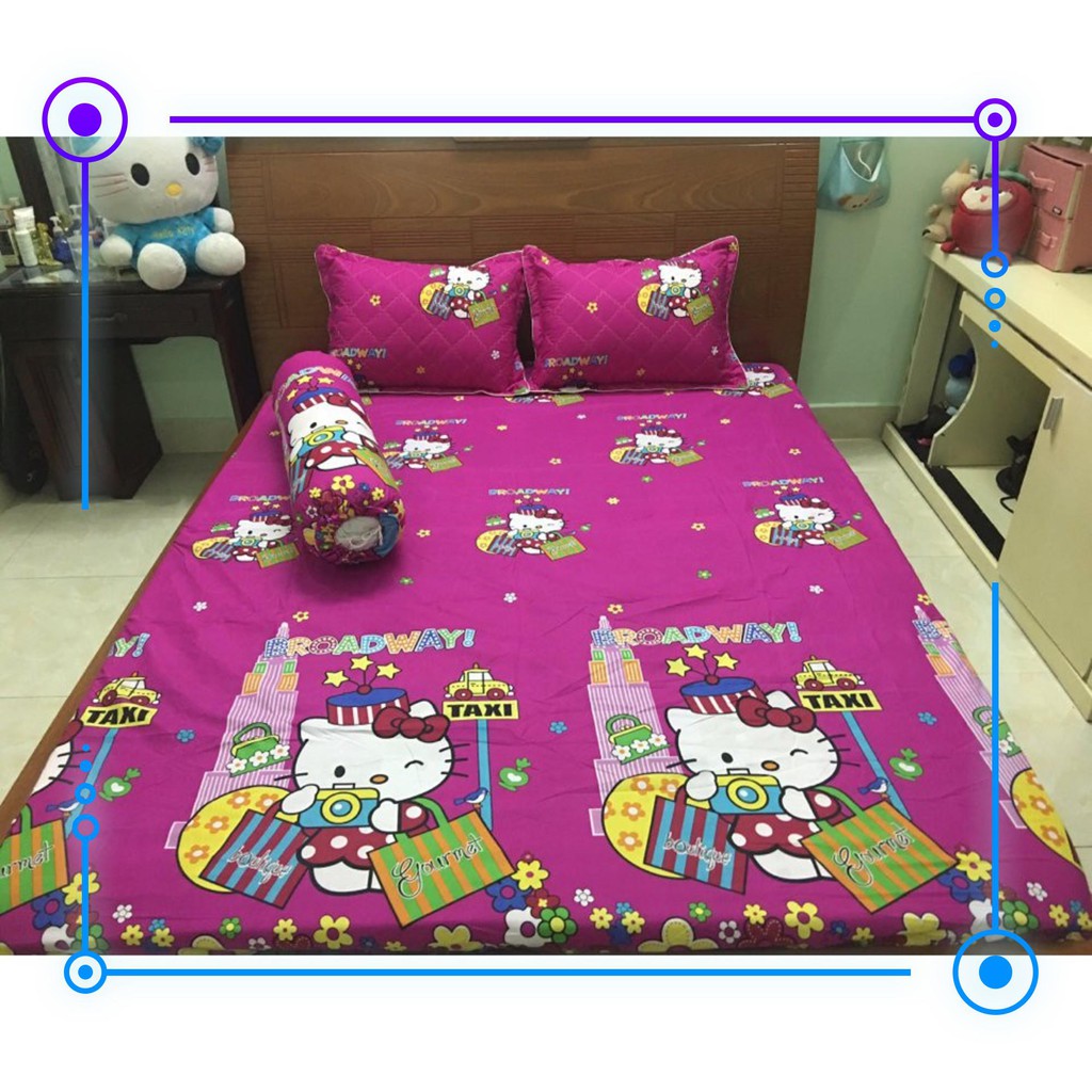 ga giường hello kitty