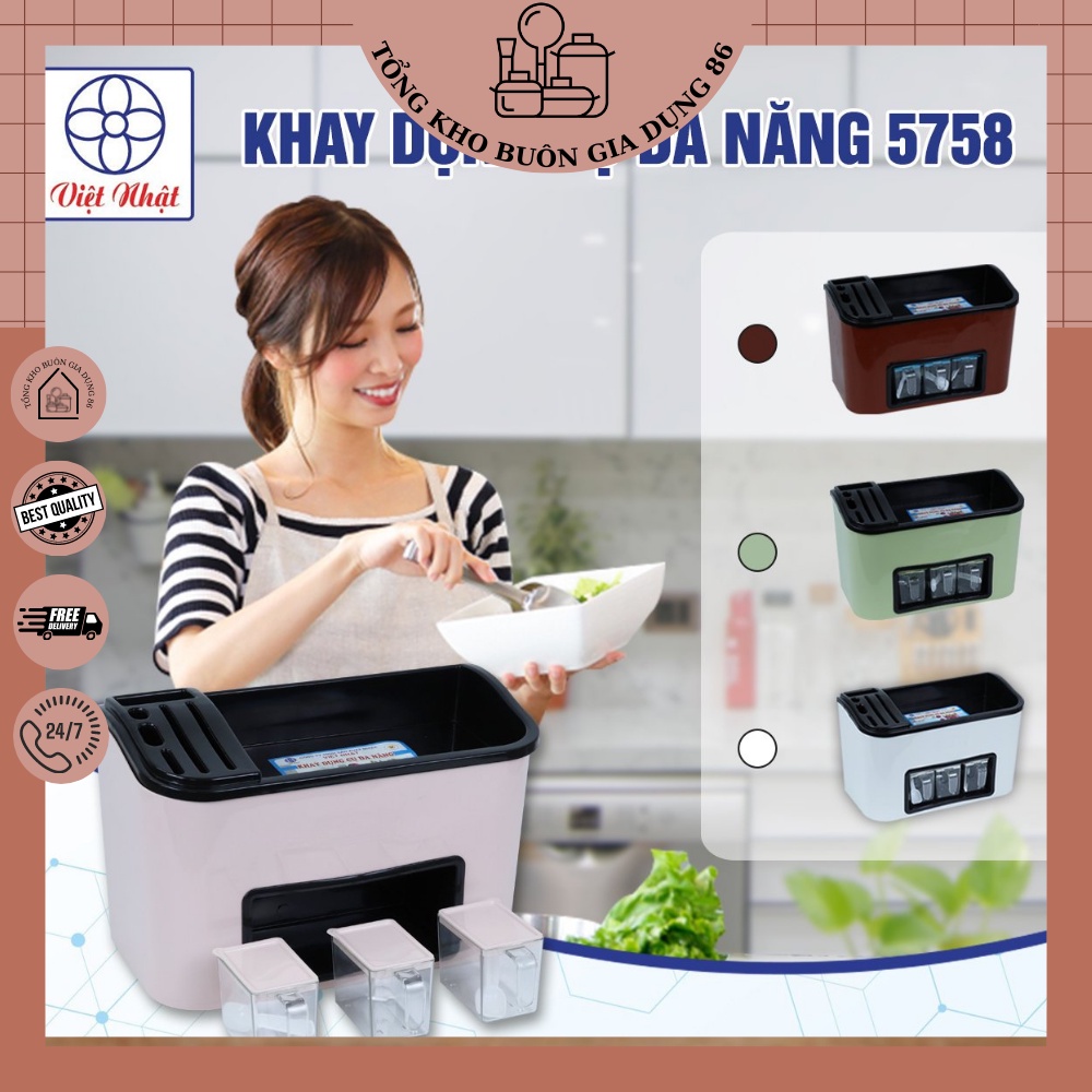 Khay Đựng Dụng Cụ Đa Năng 5758, Khay Đựng Việt Nhật Cao Cấp