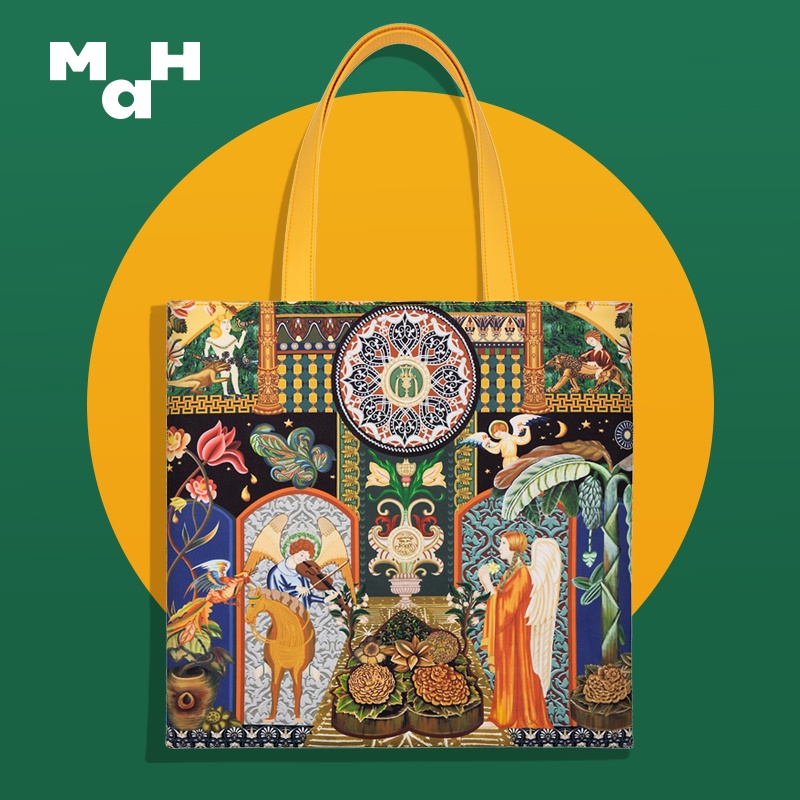 MHA Túi đeo vai thiết kế nguyên bản Túi xách minh họa dành cho nữ