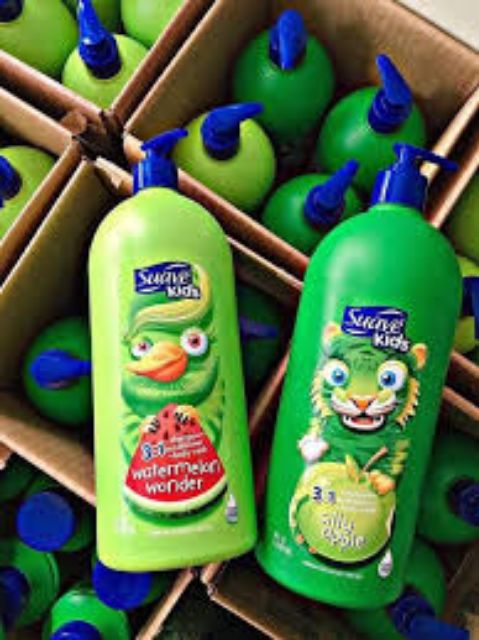 Sữa tắm  - Gội - Xả Suave kid 1.18l